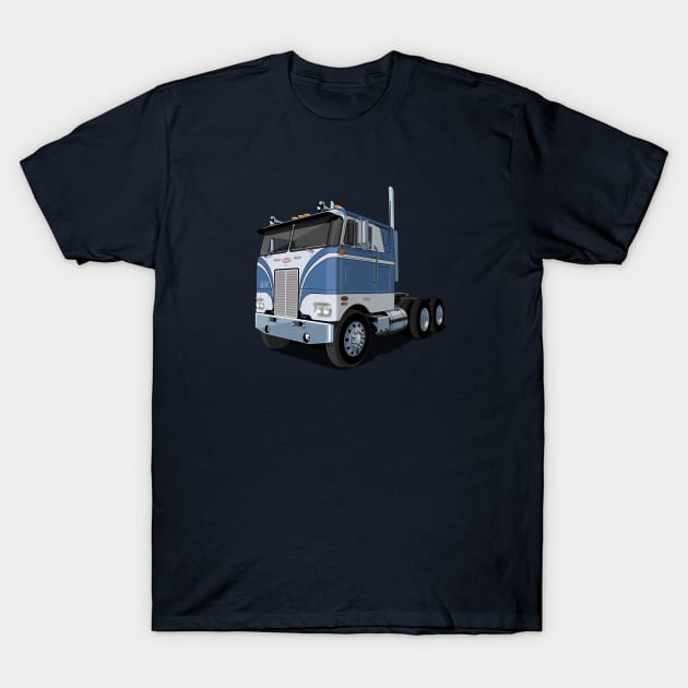 Peterbilt 352 Cabover Truck T-Shirt by candcretro
